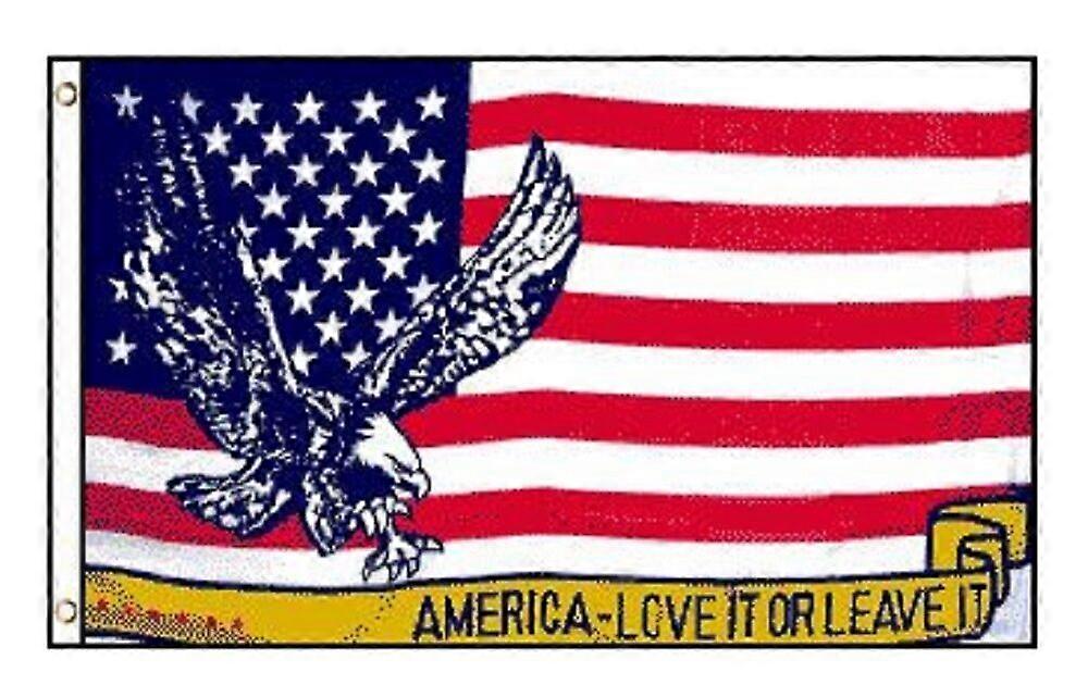 Love it or Leave it Poly Flag Brass Grommets Type A 761