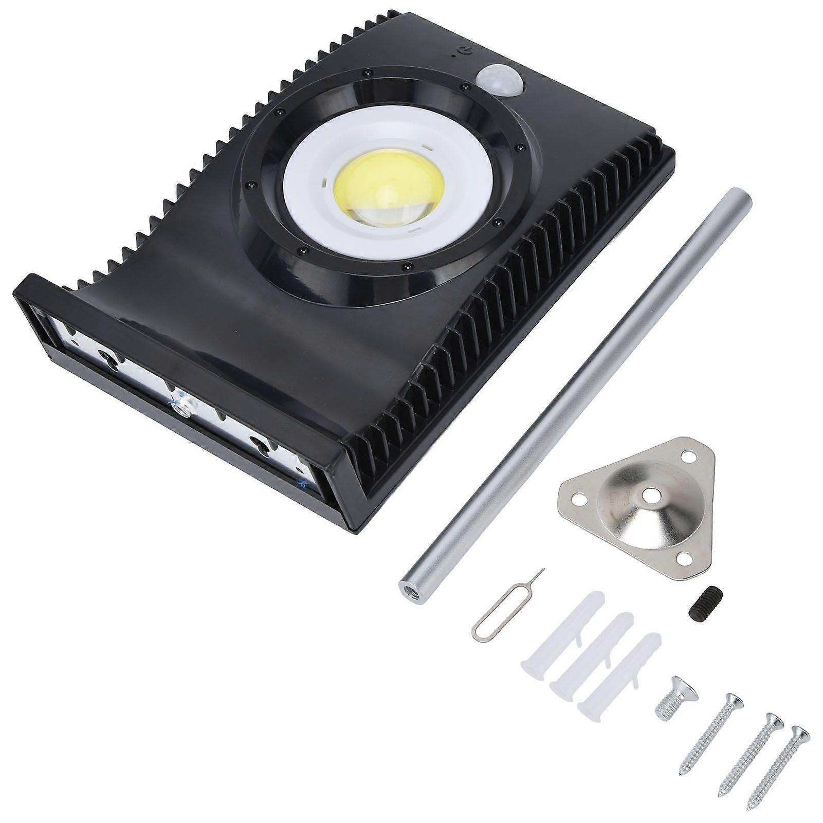 LED Outdoor Solar Motion Sensor Light COB Waterproof Exterior Security Light with Mounting Pole