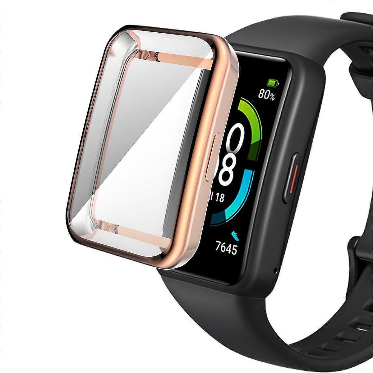 Electroplated TPU Full Coverage Smartwatch Protector Case Cover for Huawei Honor 6/Honor 7