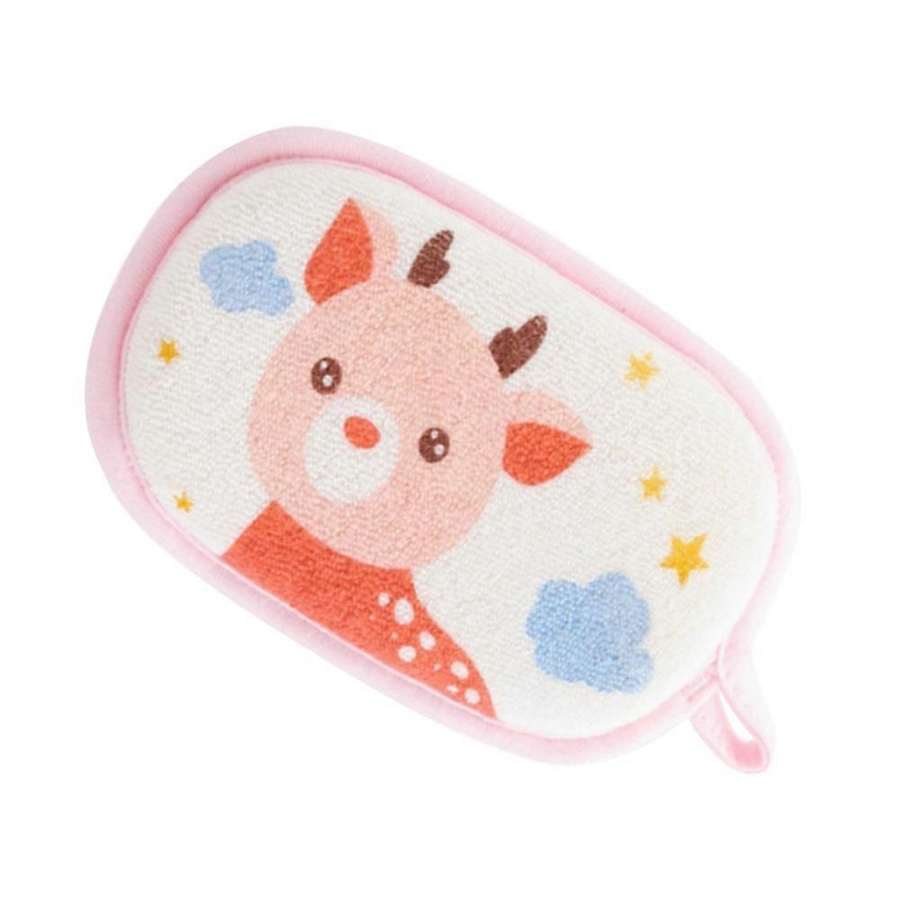 Baby Bath Scrubber Gentle Sponge for Bath 2Pcs with Hanging Strap