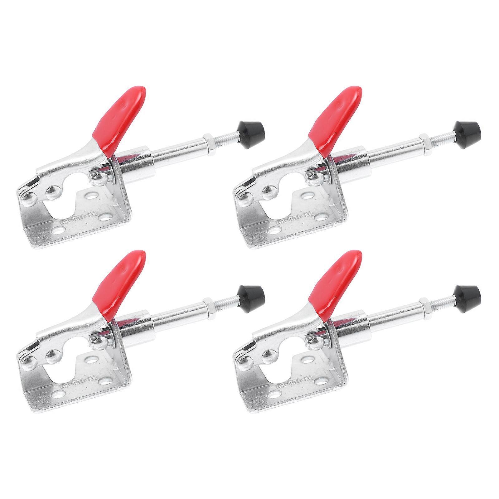 Toggle Clamp Hand Tool for Push Pull Clamping 4Pcs Iron Quick Clamp Set