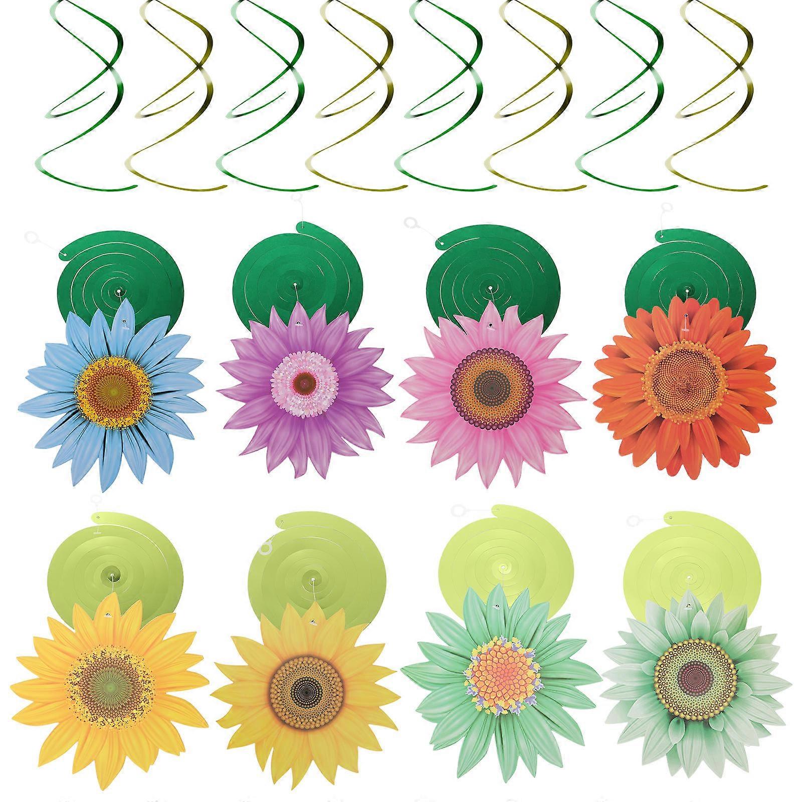 Spiral Decor Hanging Swirl Decoration for Party Supplies 2Sets