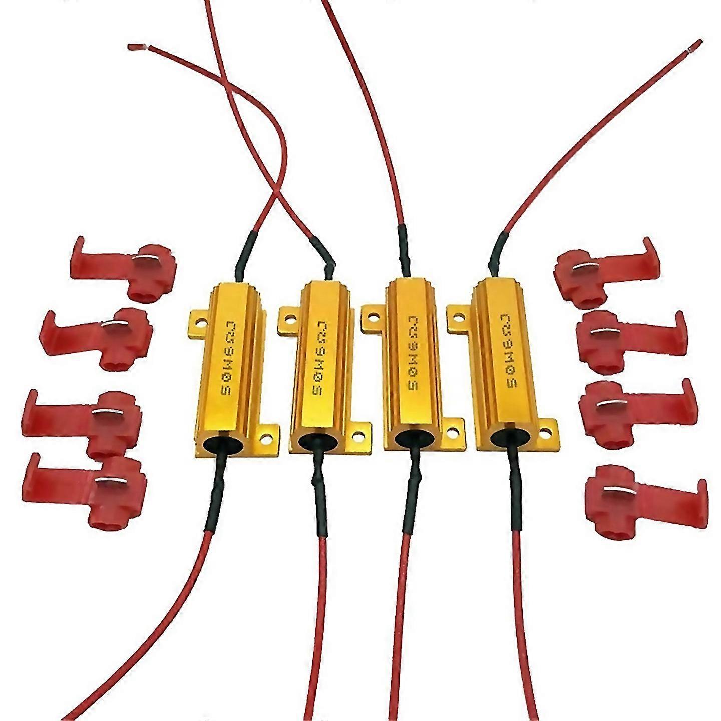 For 4pcs Led Indicator Ballast Load Resistor