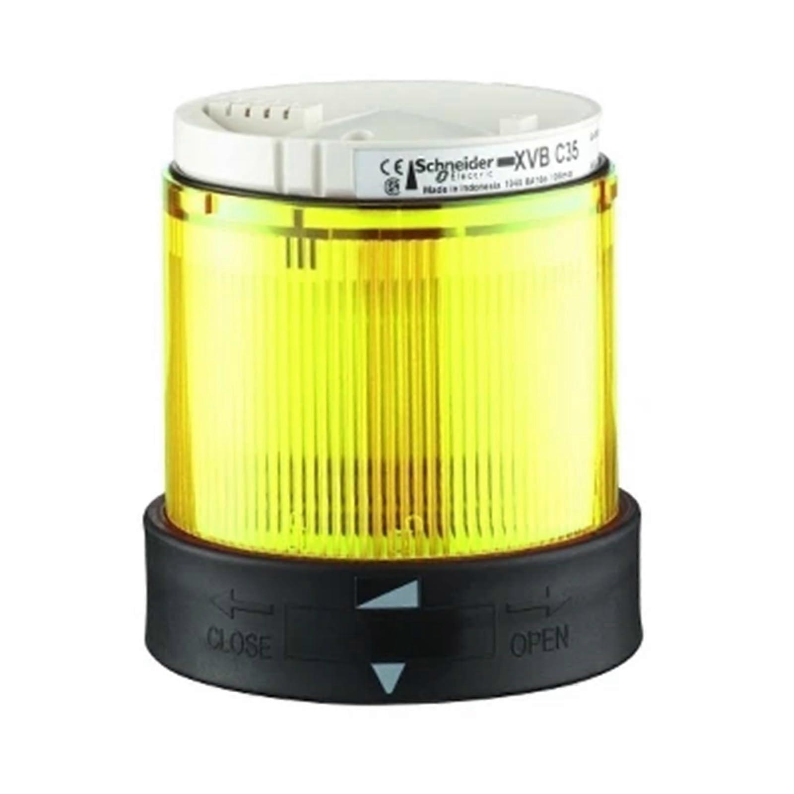 XVBC5M8 Illuminated Unit for Modular Tower Lights, Diameter 70 mm, Flashing, Integral LED, 230 V AC