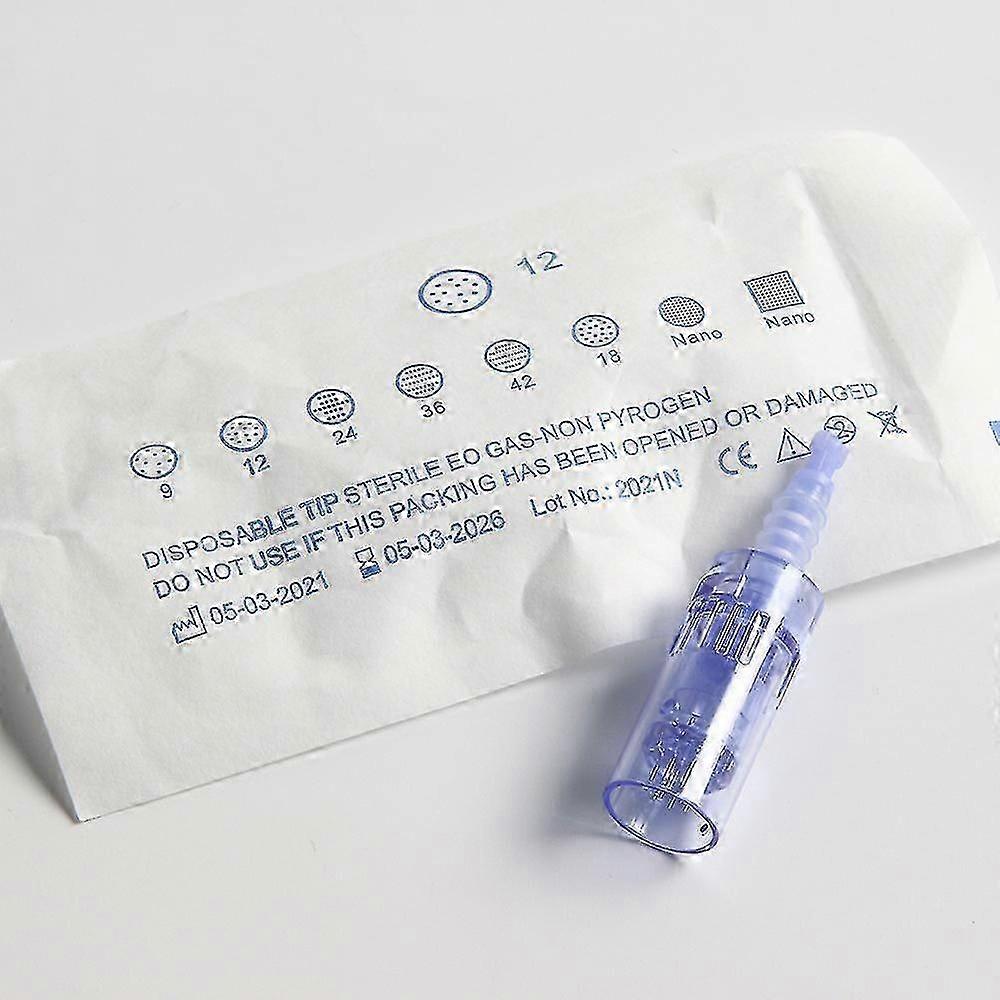 50 stk 12pin Microneedling Derma Pen A6-kassett