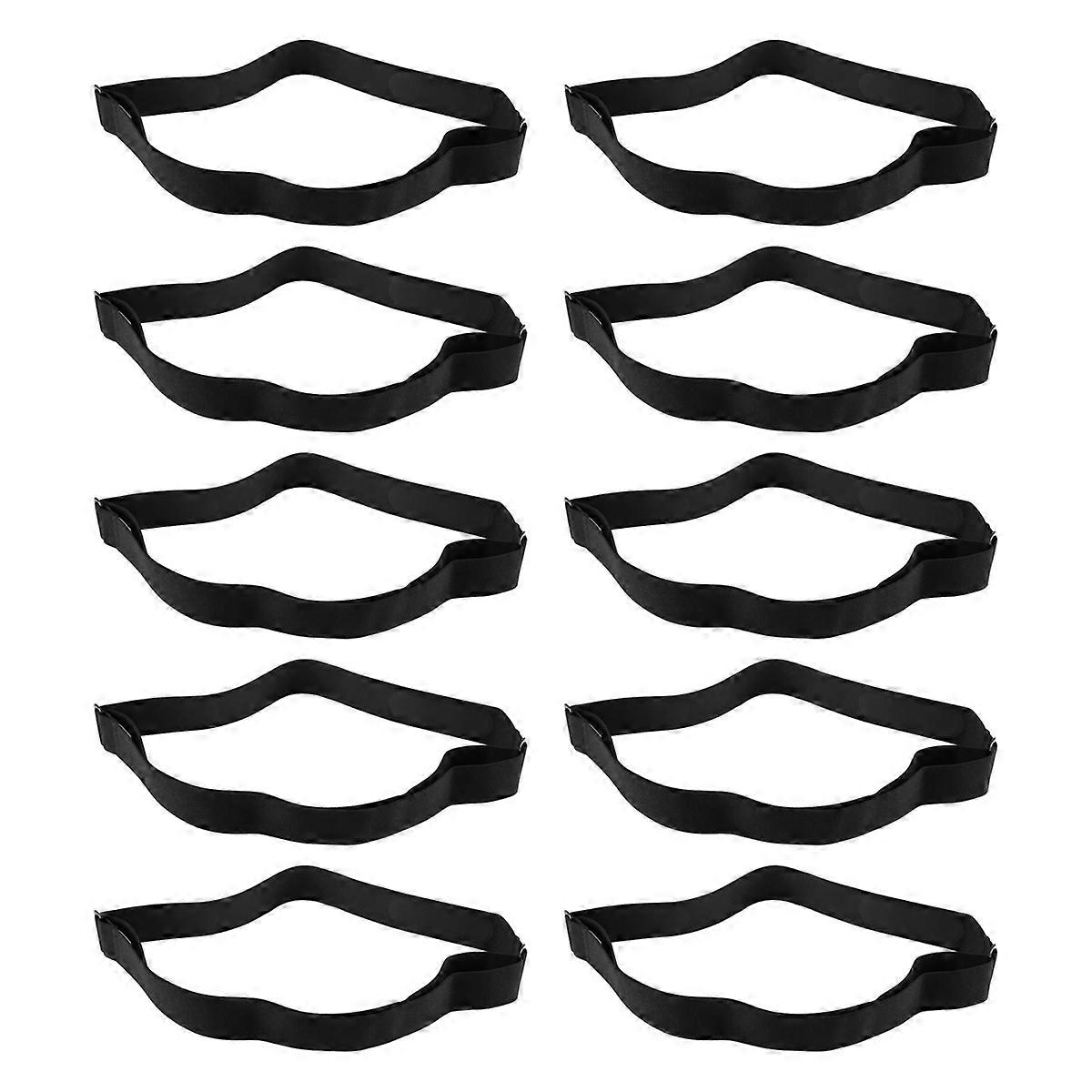 10Pcs Heart Rate Chest Strap Adjustable Elastic Strap