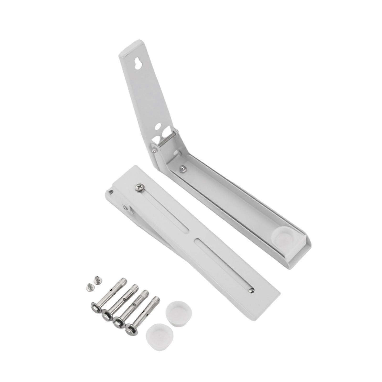 Microwave Oven Rack Retractable Foldable Wall Mounted Stand for Kitchen Home