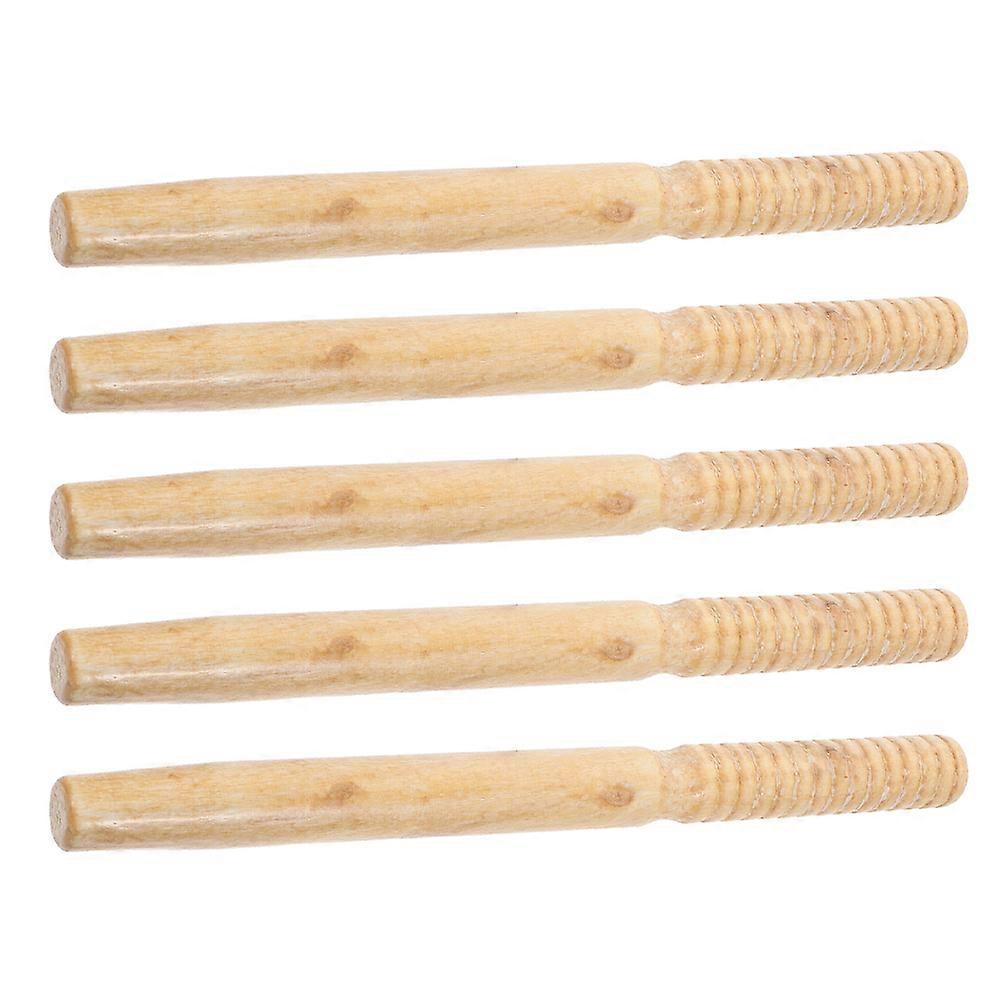 Garden Hoe Wood Handle for Replacement 15Pcs Durable Wooden Garden Tool Handles