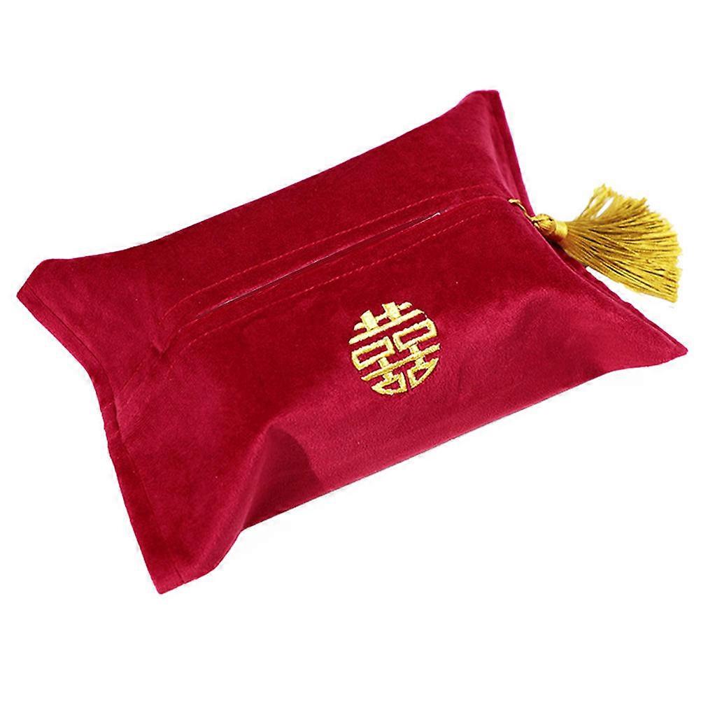 Tissue Paper Holder Tissue Bag Rectangular Tissue Holder Outdoor Paper 1Set