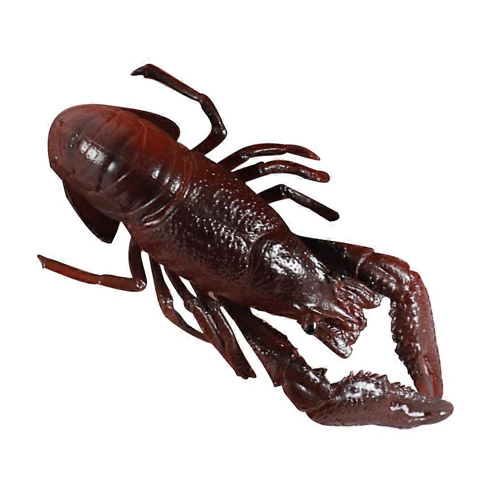 Fake Lobster Model for Learning Use Dark Red PVC Simulation Lobster Figure