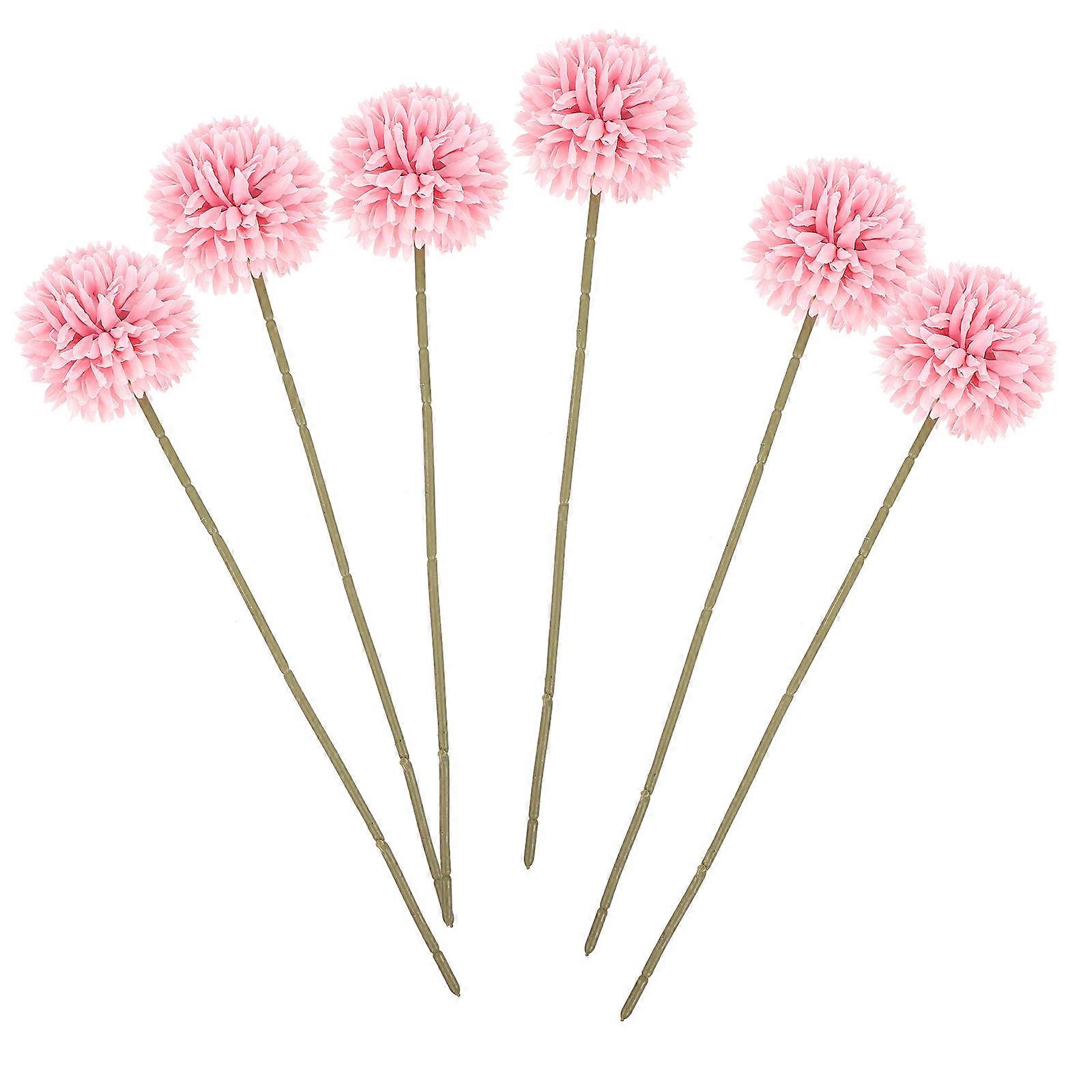 Hydrangea Bouquets Simulation Flower Decors for Decoration 18Pcs Pink