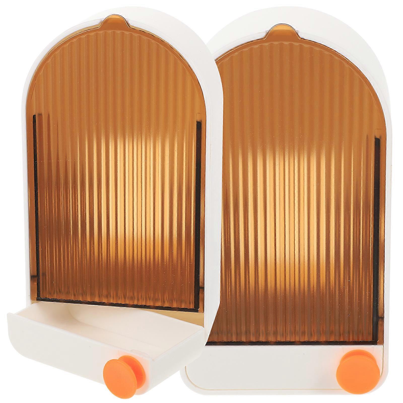 Wall-Mounted Soap Box for Soap Storage 10Sets Punch Free Household