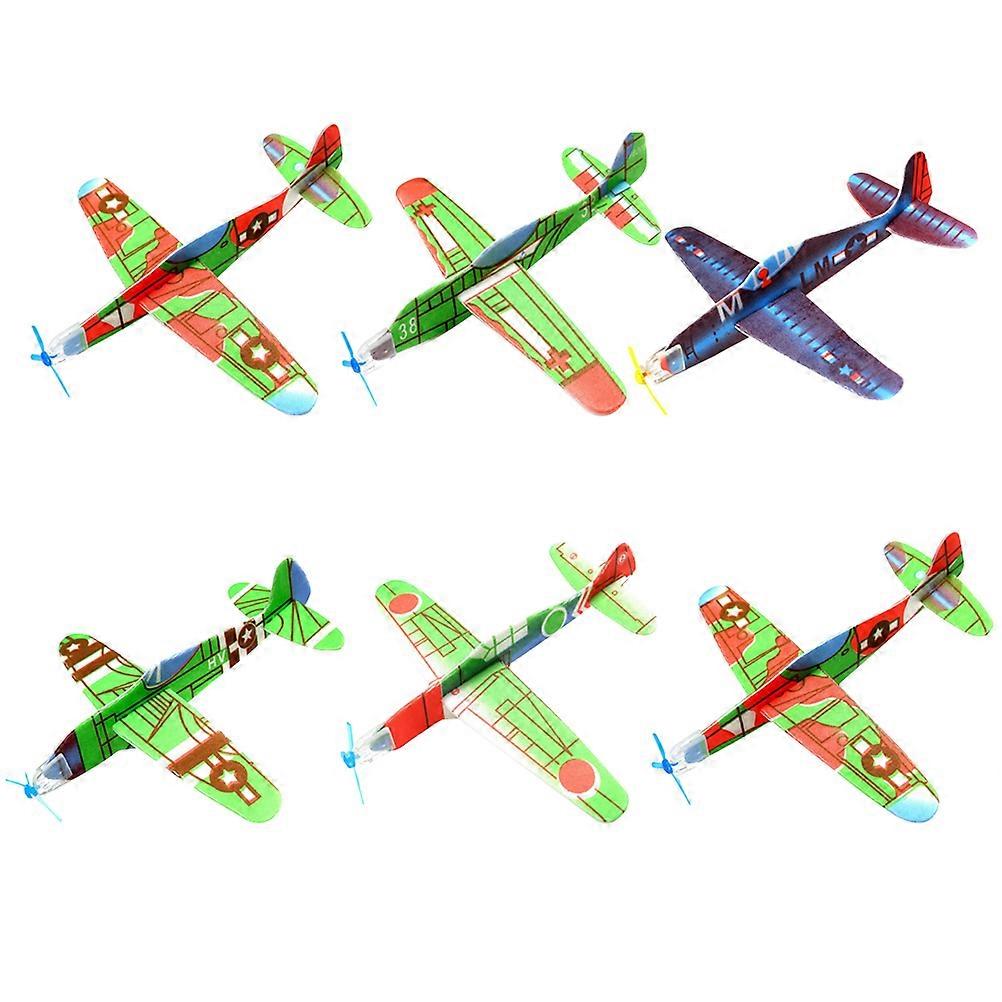 Outdoor Airplane Toy with 72Pcs Glider Set