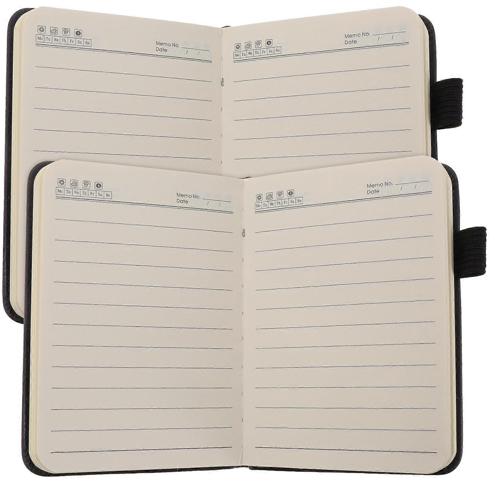 Mini Notebook Pocket Size for Office Use 4Pcs Small Memo Notepads