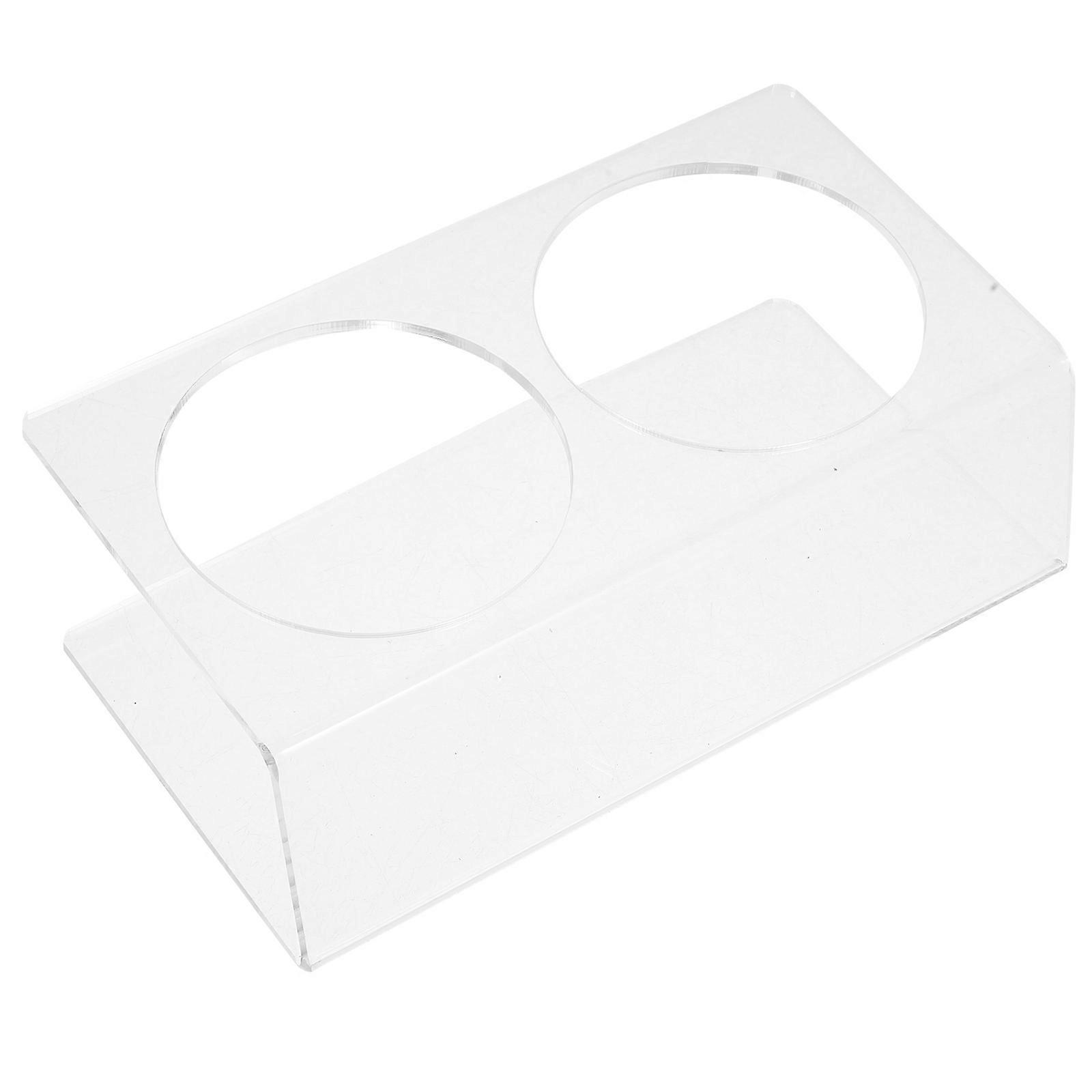 Transparent Acrylic Drink Holder for Kitchen Cabinets 5Pcs Set