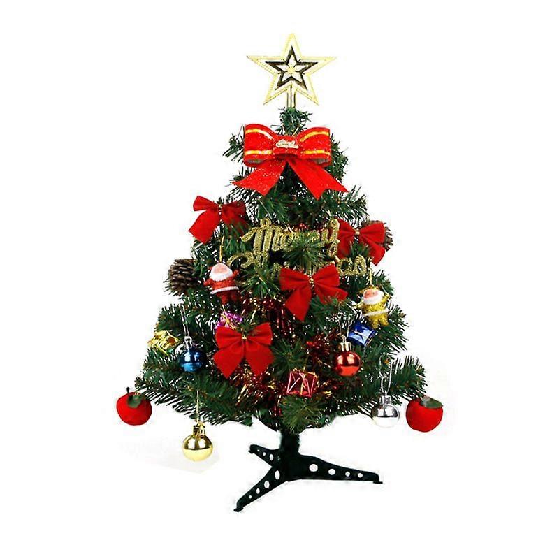 Mini vianočný stromček Mini Vianočný desktop Umelá vianočná dekorácia Darček