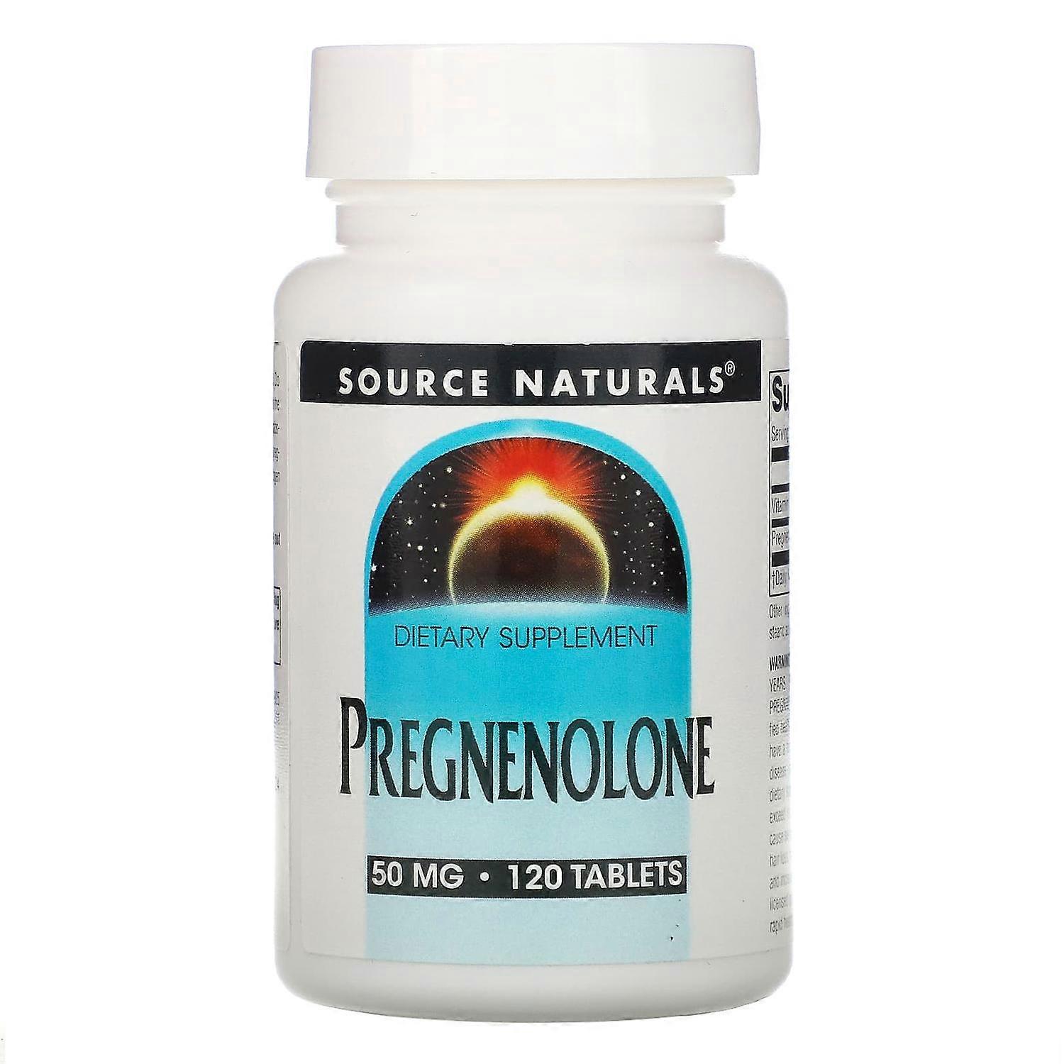 Source Naturals, Pregnenolone, 50 mg, 120 Tablets