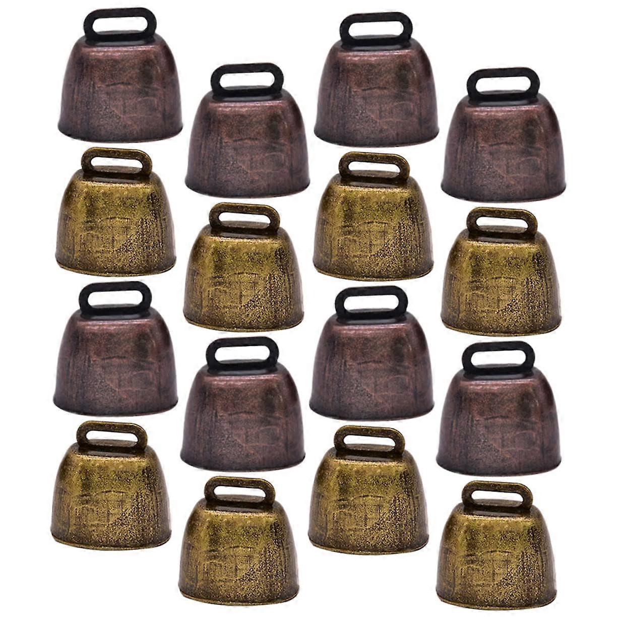 Cattle Bells 18Piece Vintage Set, Sheep Grazing Bells, Ringing for Christmas Decorations