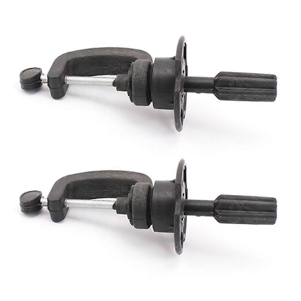 Mannequin Head Holder Stand for Training with 6Pcs Brackets Black