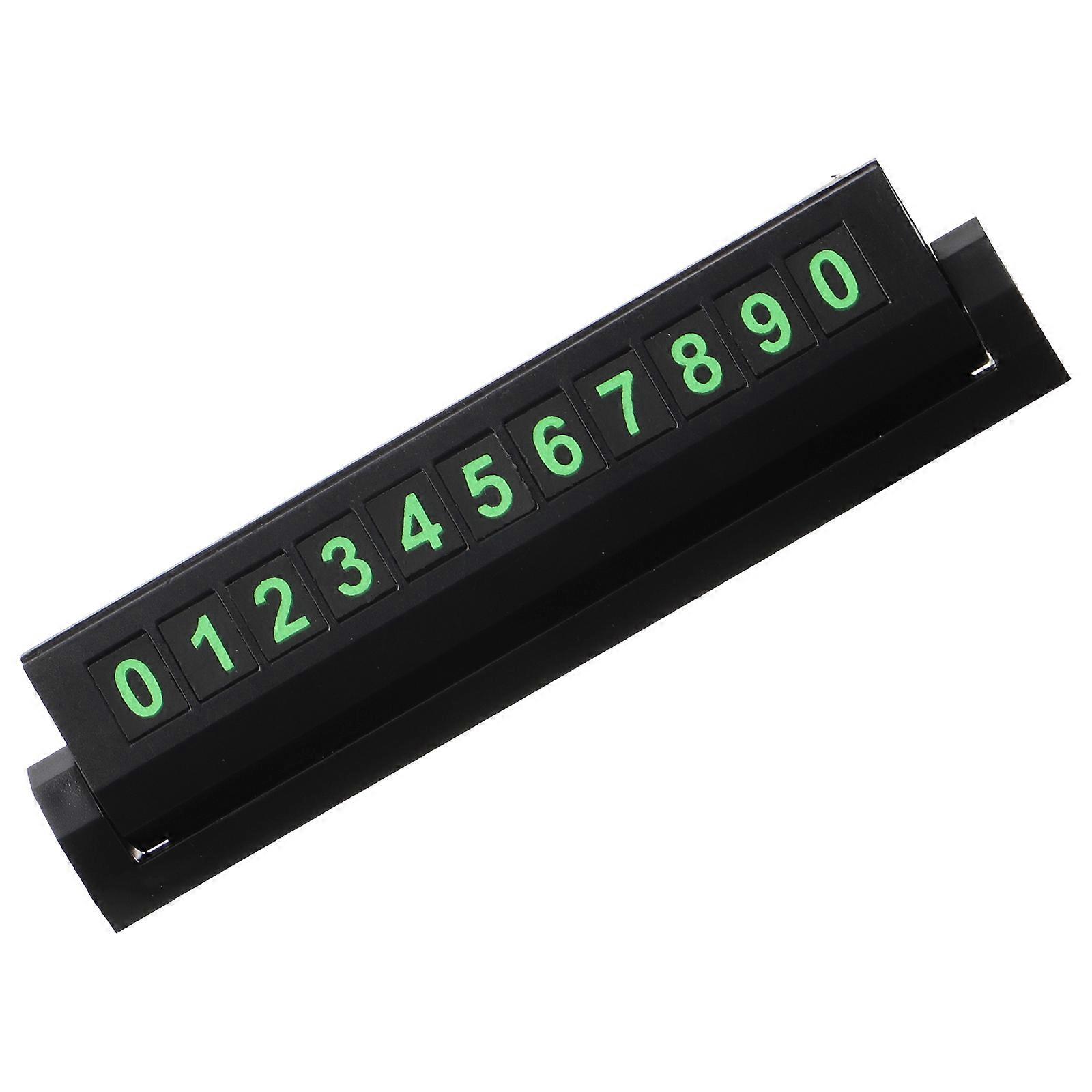 Temporary Parking Plate Car Phone PVC Material 5Pcs Pack