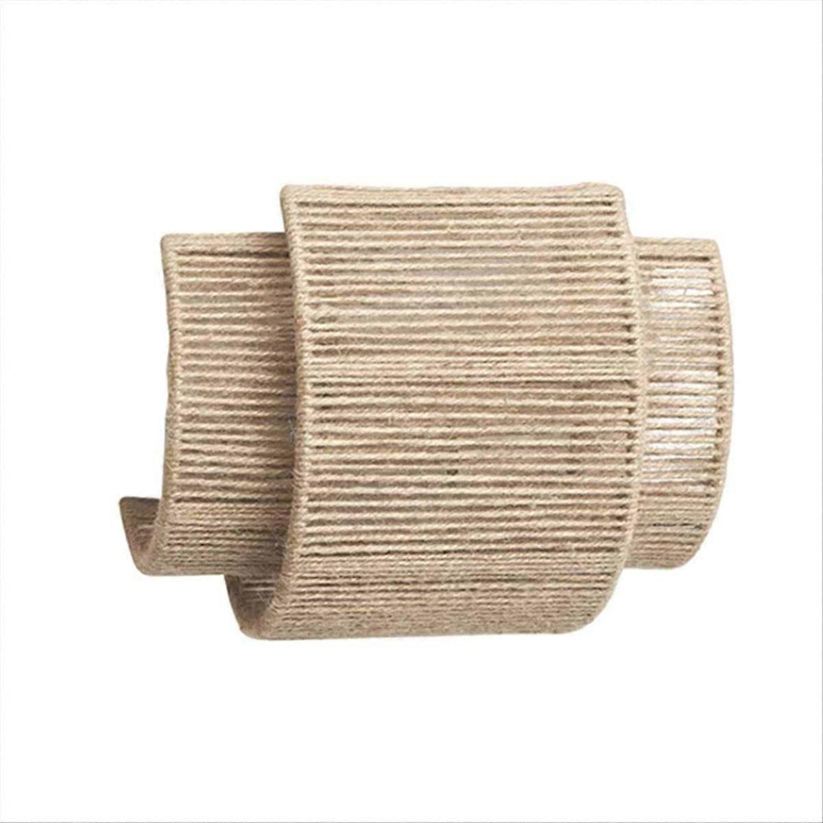 Retro Rattan Weaving Wall Lamp Shade Chinese Design Twine