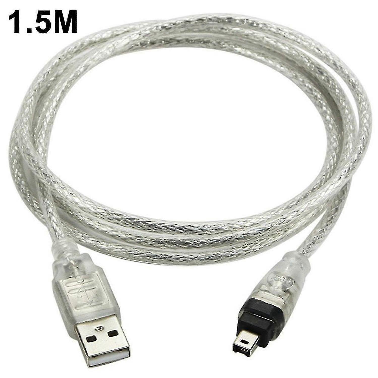 Cable USB MALE To Plug To Mini 4-Pin To Adaptor for Peripheral Devices That Are Compatible Only with This TYPE of Adaptor