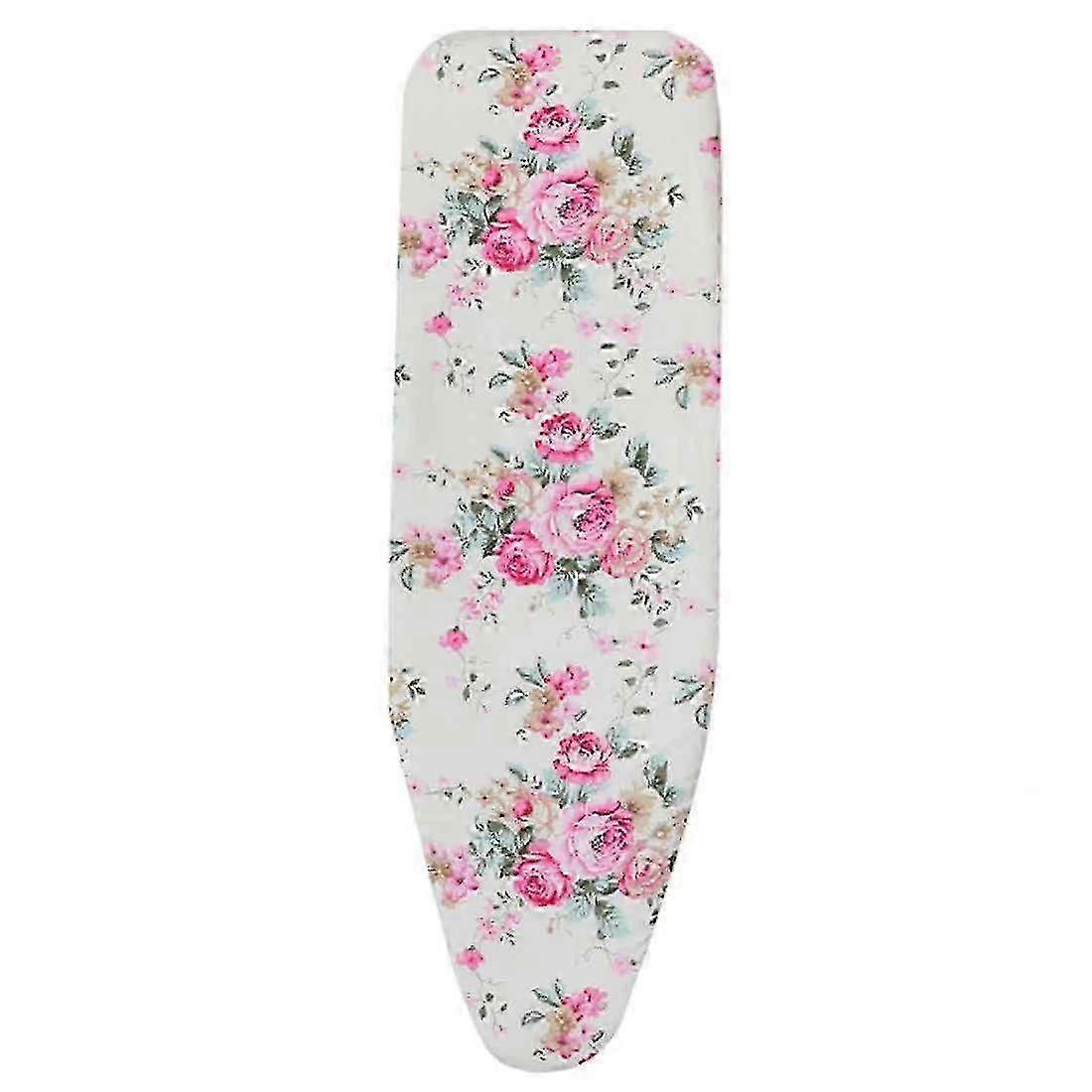 Upgraded Scorch Resistant Printed Pattern Ironing Board Cover Replacement With Drawstring And 2 Bonus Thickened Pads