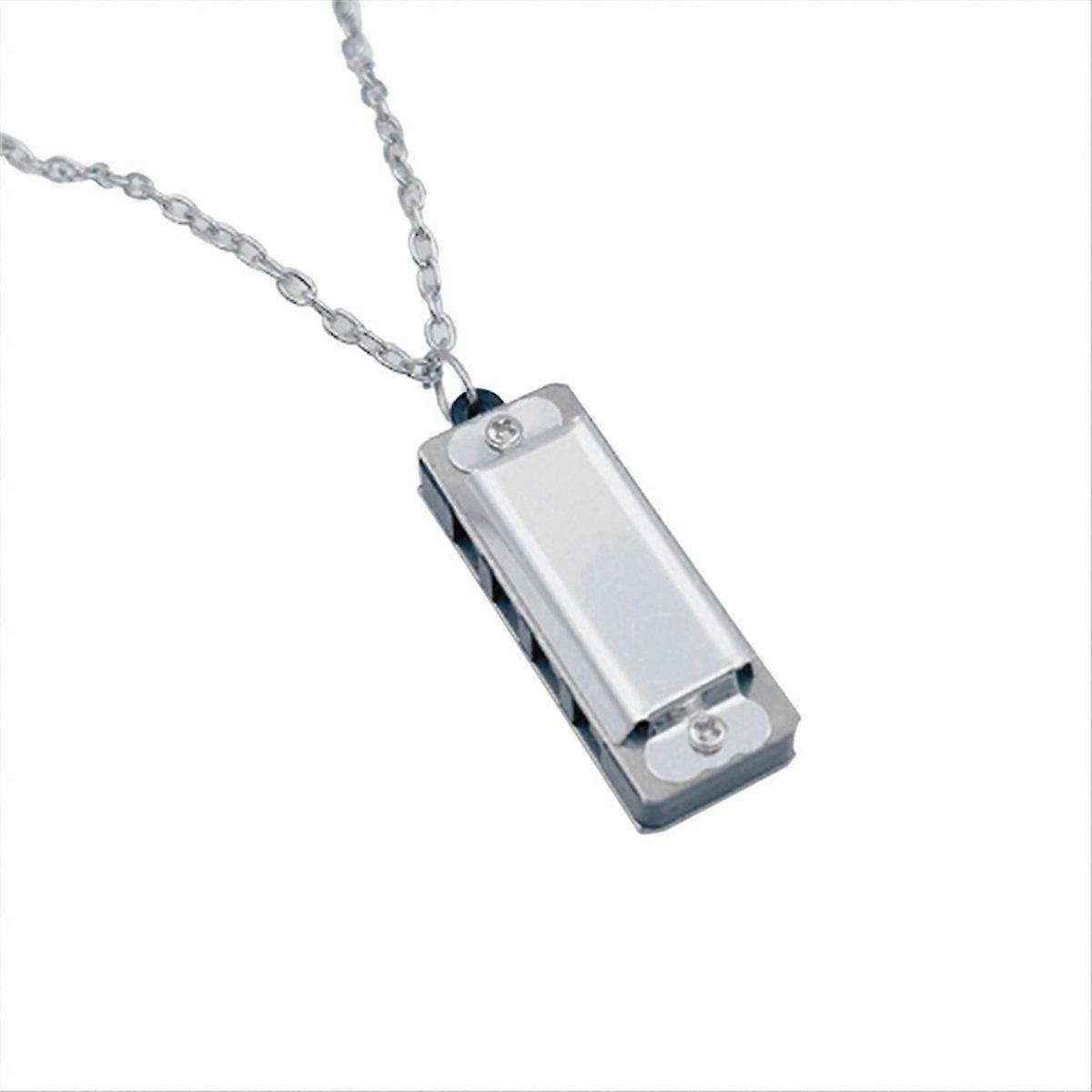 Mini Harmonica Necklace 4 Hole 8 Tone Harmonica Portable
