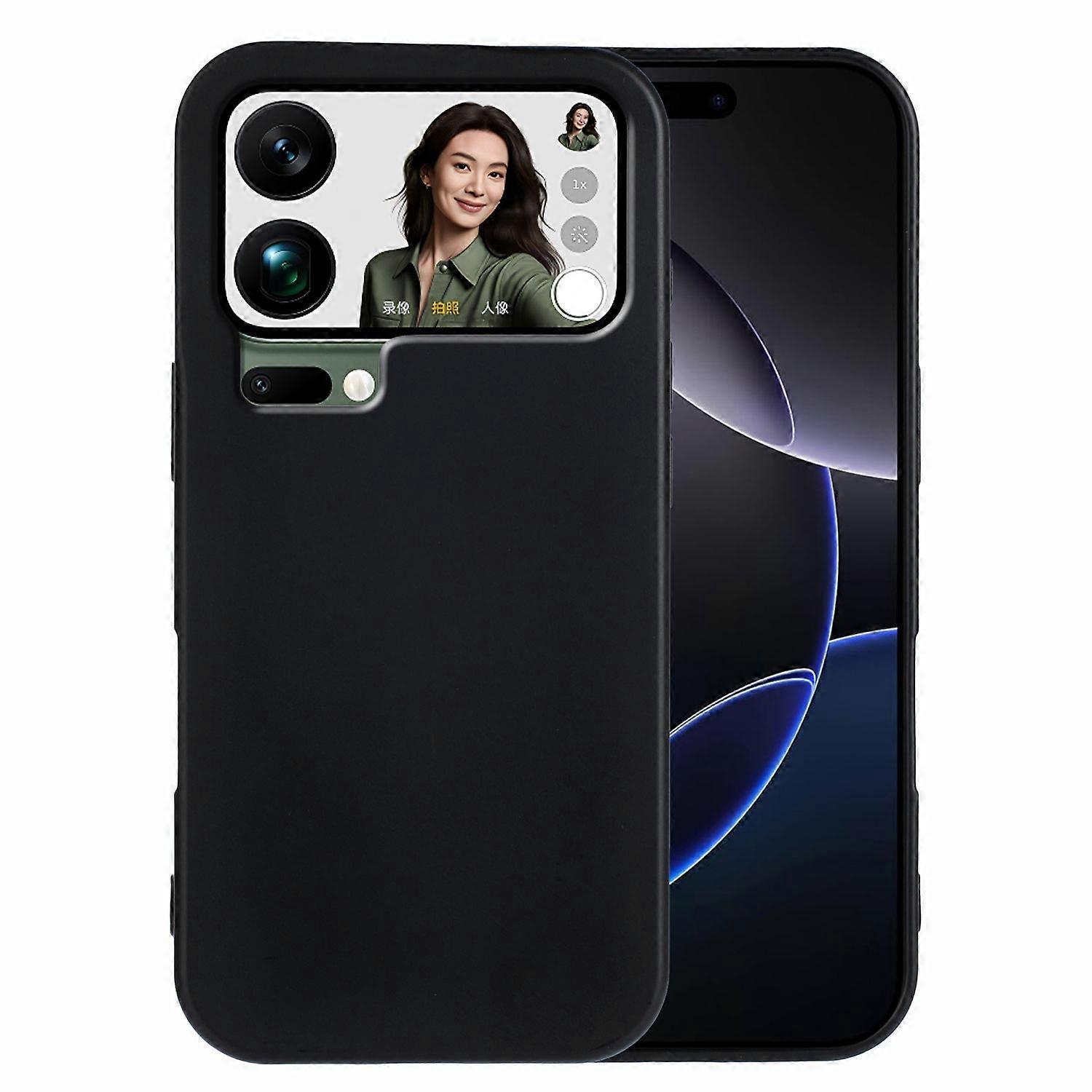 For Xiaomi 17 Pro Max TPU Case Soft Matte Anti-fingerprint Phone Back Cover