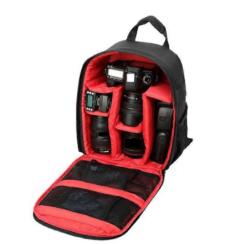 Multi-Functional Camera Backpack,Waterproof Outdoor for Hiking-Red