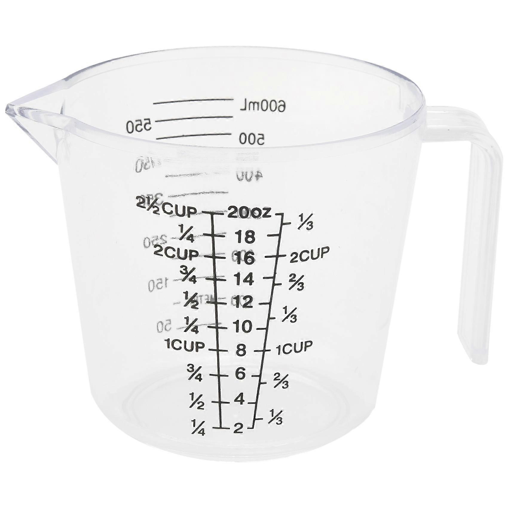 Baking Tools Double-Sided Graduated Plastic Measuring Cup with Graduated Measuring Cup Measuring Cyl