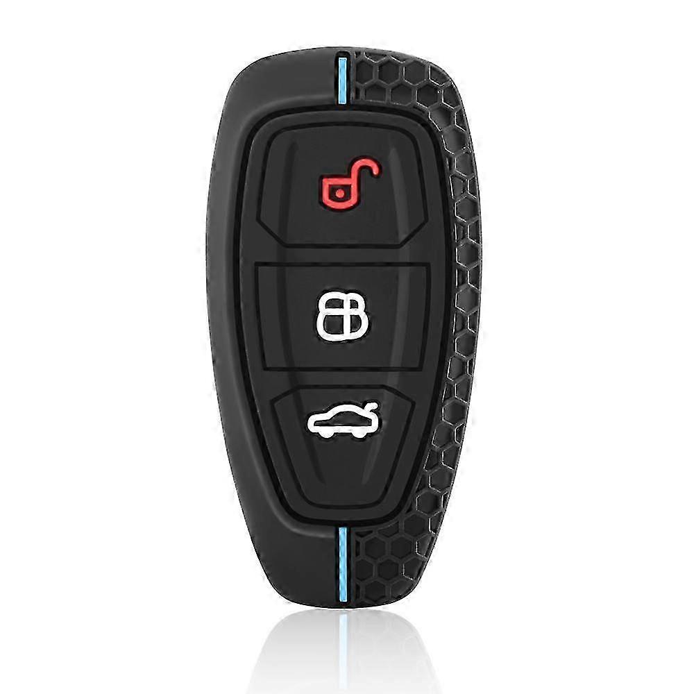 2025 3 Button Key Cover For Ford Transit Custom Mondeo Fiesta Kuga ST Line MK3 Focus 3 Station Wagon Ecosport Case Key Protection