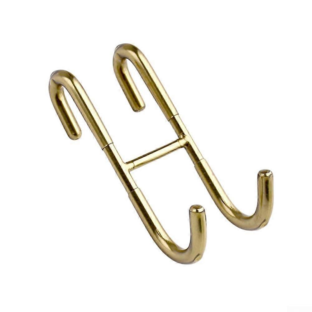 304 Stainless Steel Shower Door Hooks With Silicone Handle NoDrill For Towels And Bathrobes Gold ScratchResistant