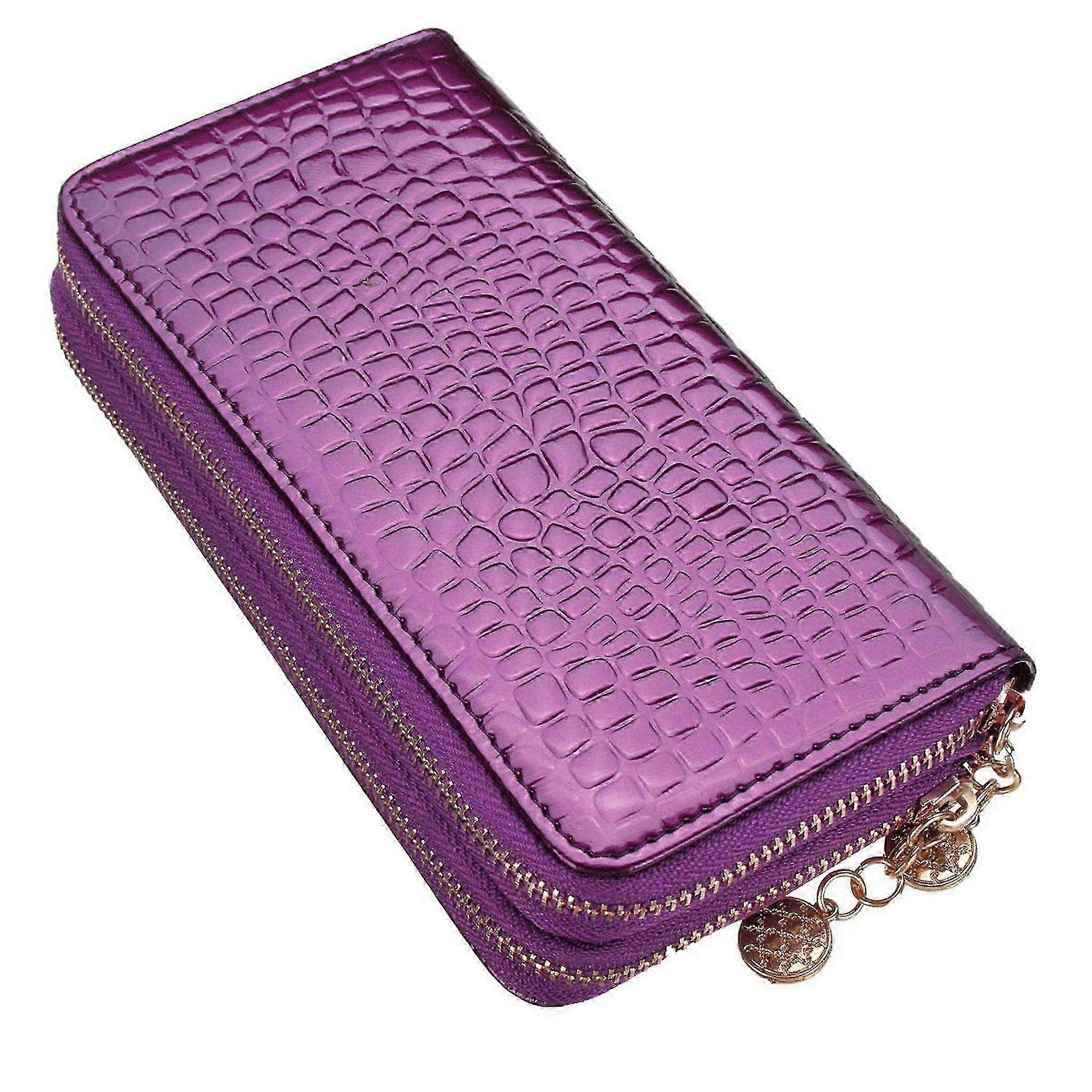 Double Zipper Wallet for Women with Large Capacity