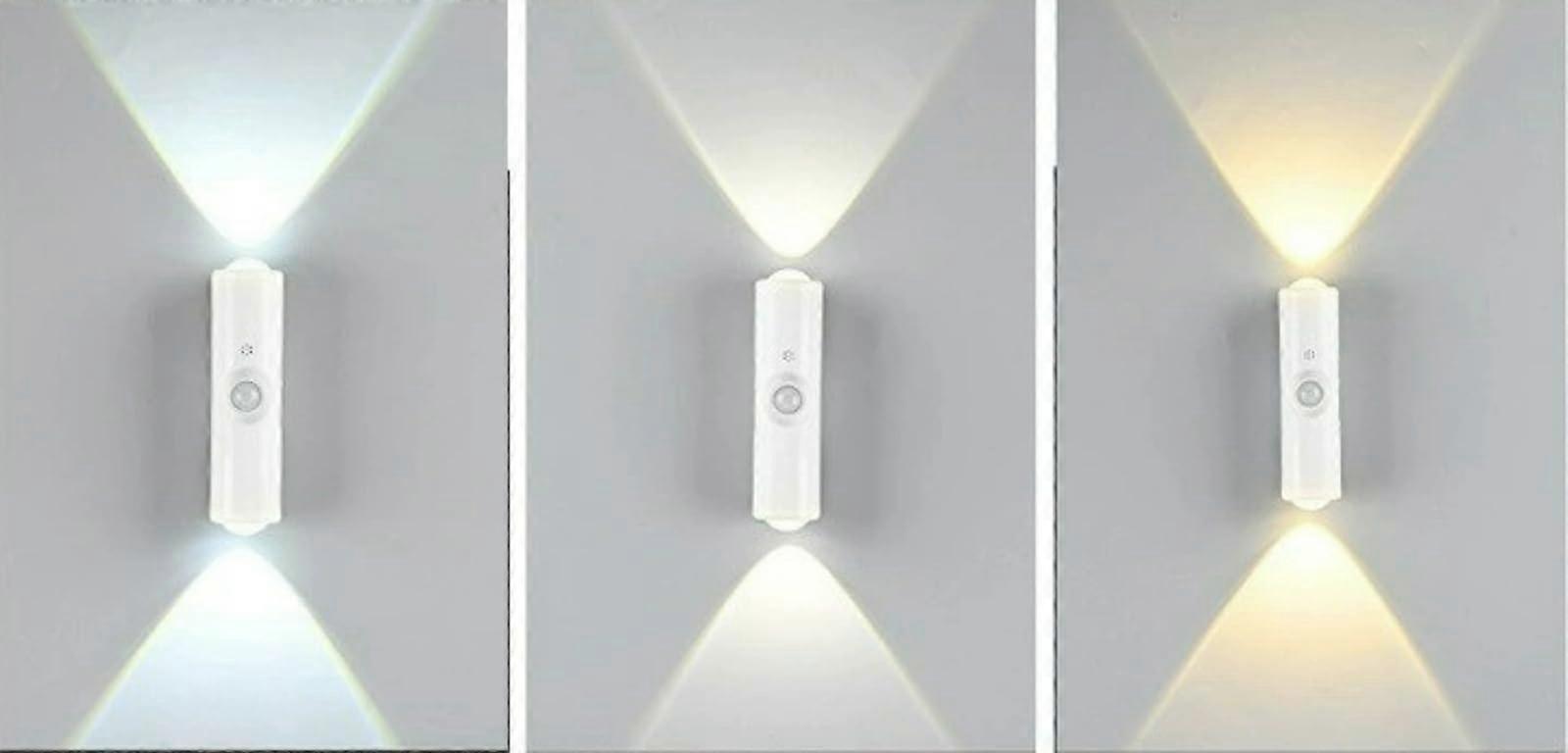 Motion Sensor Night Light White Tri Color Dimming, Decorative Night Light, Auto On Off, 3 Color Temperatures