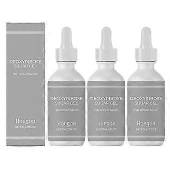 Geeignet für 1-3 Anwendungen. Desoxyribose-Zuckergel für Haarwachstum, 60 ml Desoxyribose-Haarwuchsgel, gegen Haarausfall.
