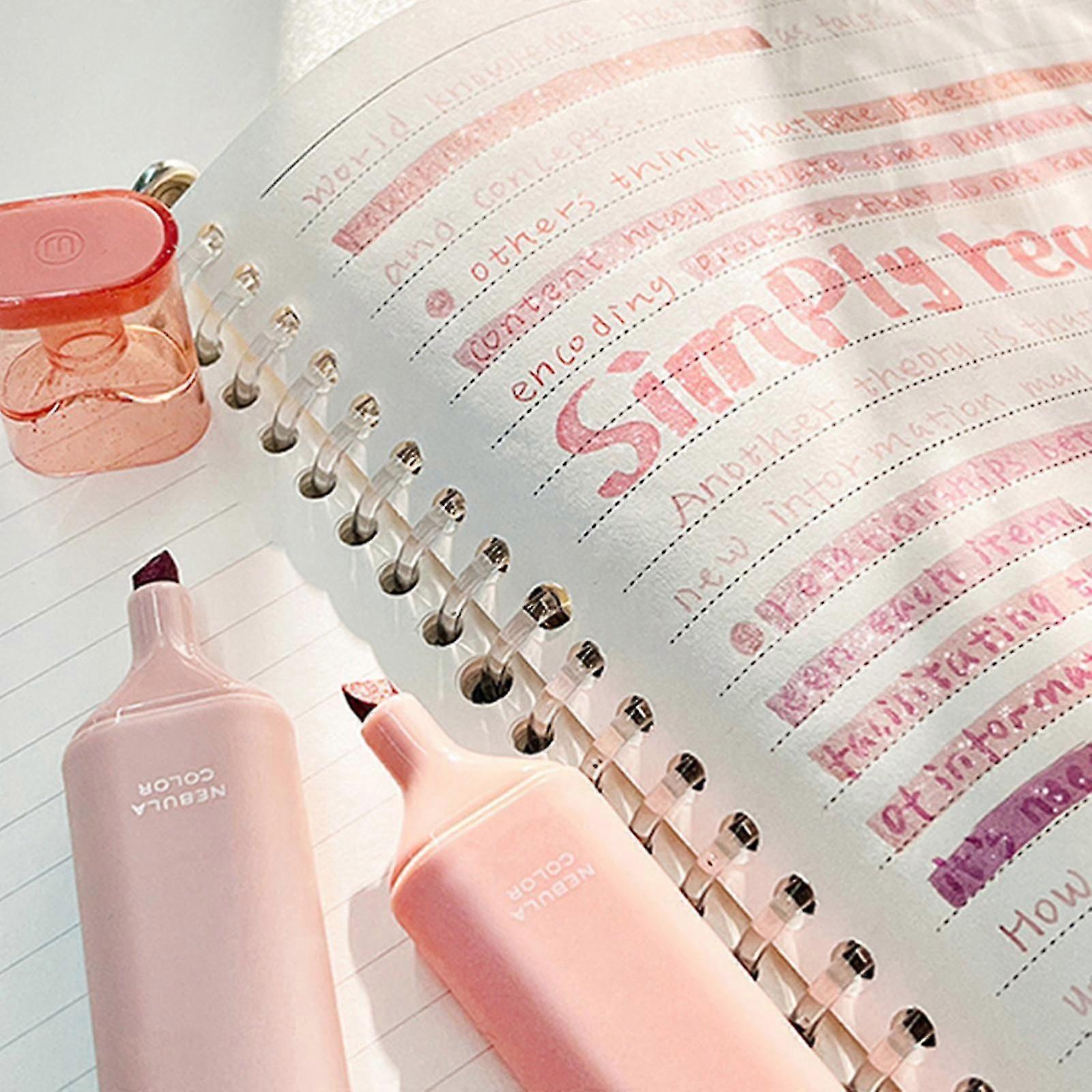 4PCS Nebula Color Glitter Highlighter, Glitter Highlighters Marker Sparkling Pen