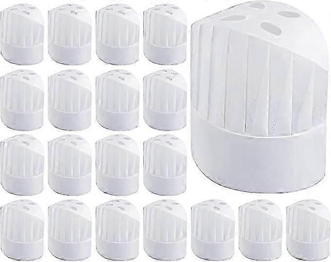 20 Pcs Adjustable Chef Toque Hats for Kids