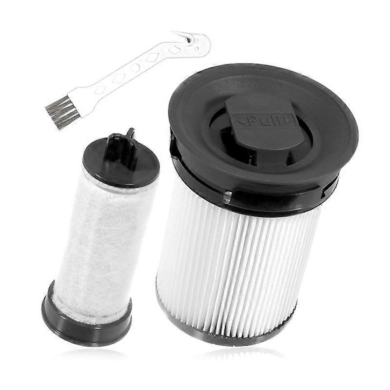 Filter Cartridge for Miele TriFlex HX1,Vacuum Cleaner Filter Replacement Parts Washable Vacuum Clean Black & White