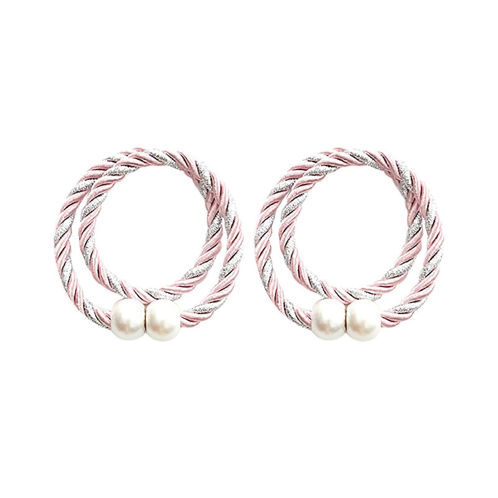 Federra Strong Magnetic Curtain Tiebacks, Modern Simple Style, Compatible with Most Draperies, Weave Rope Holdbacks for Thin or Thick Window