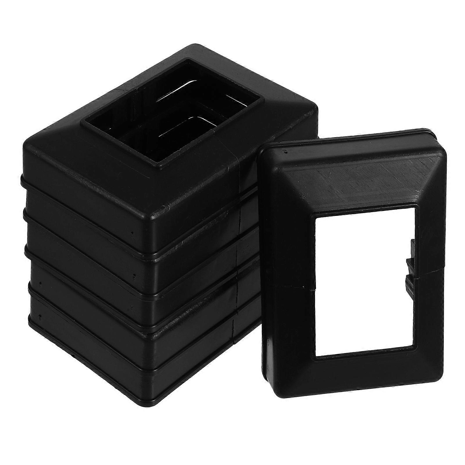 6pcs Post Skirt Column Wraps Porch Deck Post Base Sleeve Post Bottom Plastic Skirt