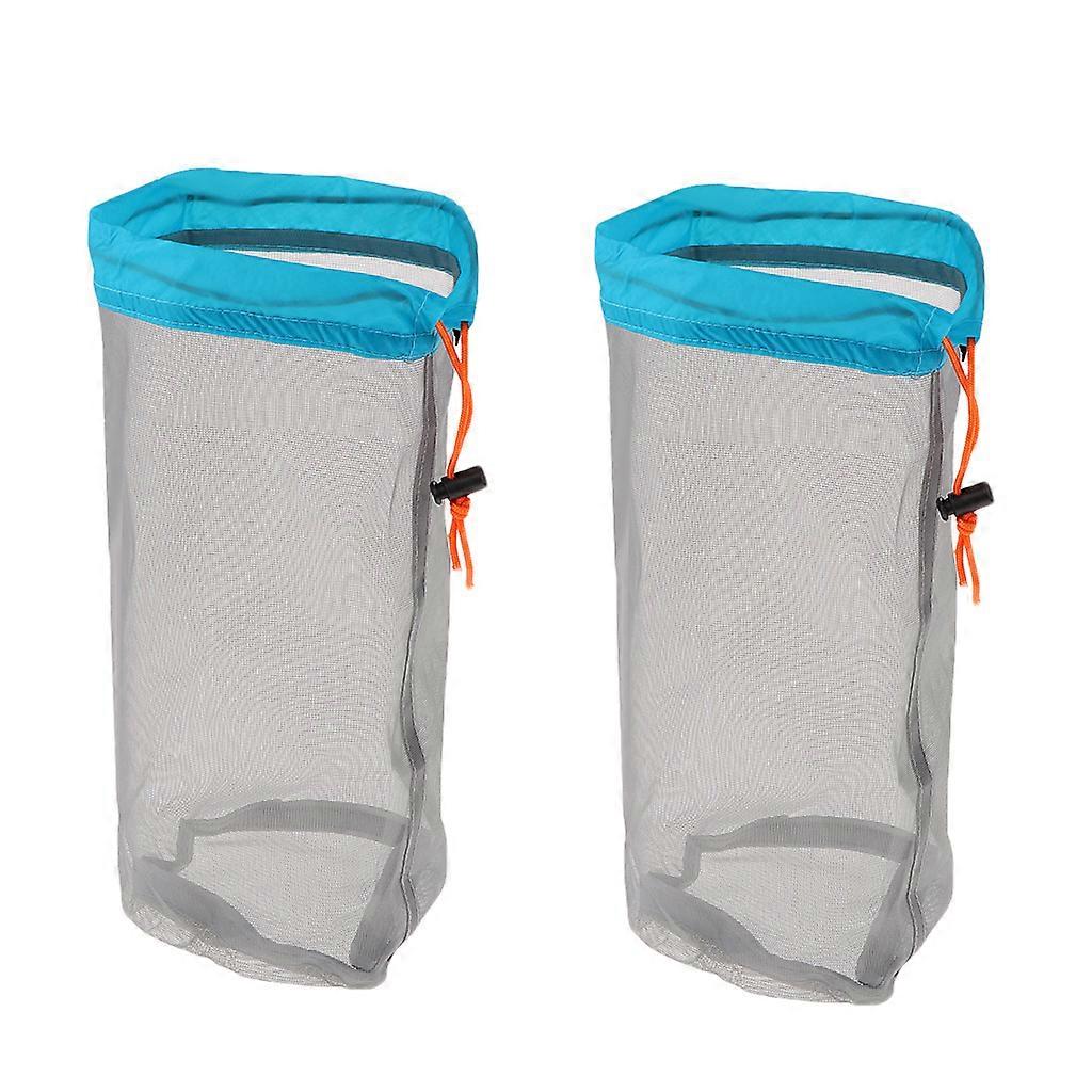 Large Mesh Storage Bag Stuff Sack for Tavel Camping Blanket Clothes Jacket