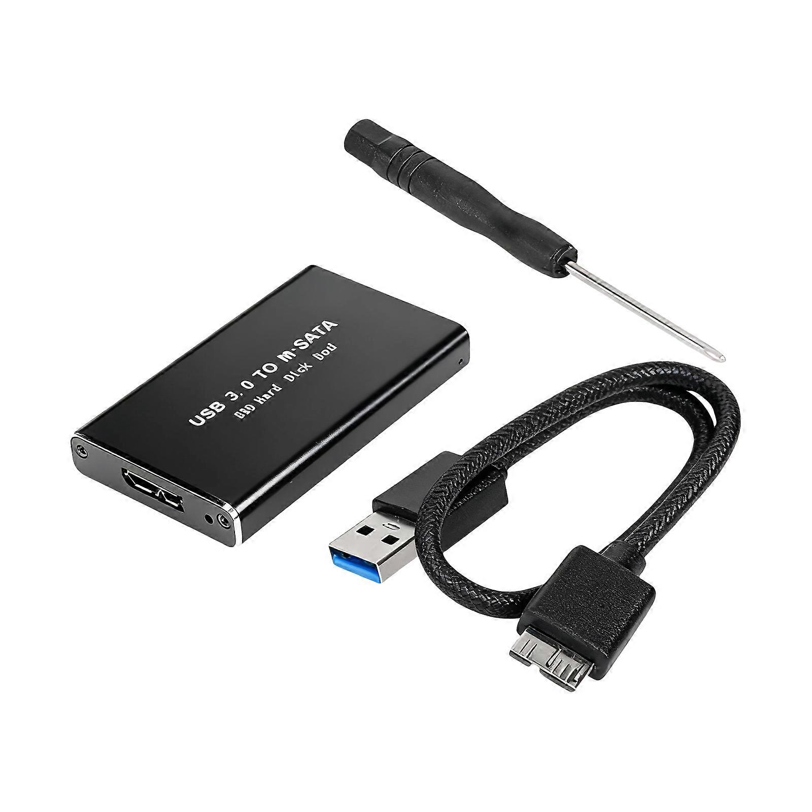 Plugs Play Aluminum M.2 Drive External Case for 22x30 to 22x80mm Drives Enclosure Easy Installation Multicolor