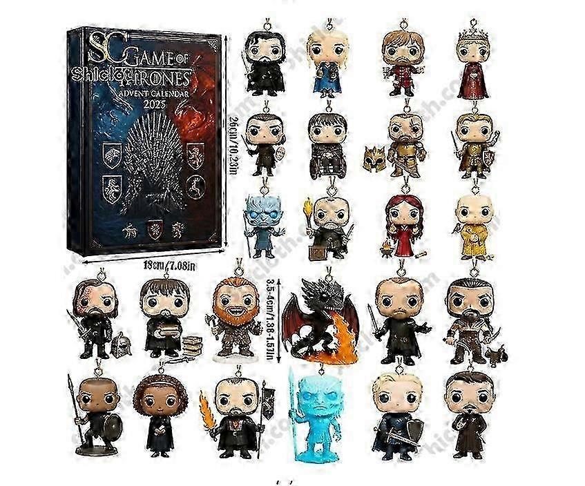 Game of Thrones Advent Countdown Blind Box Kerstboom Decoratie Acryl Hanger