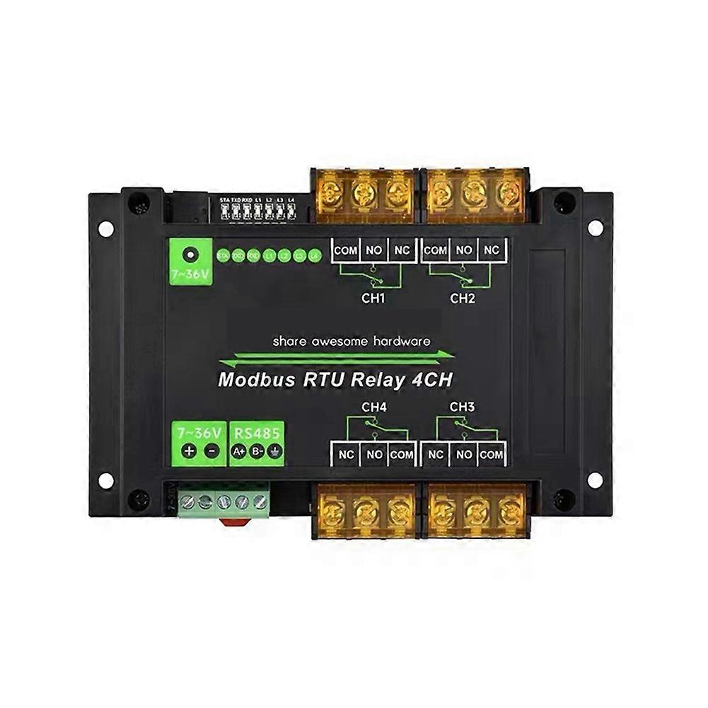 4 Channel Relay Module with Modbus RTU Protocol