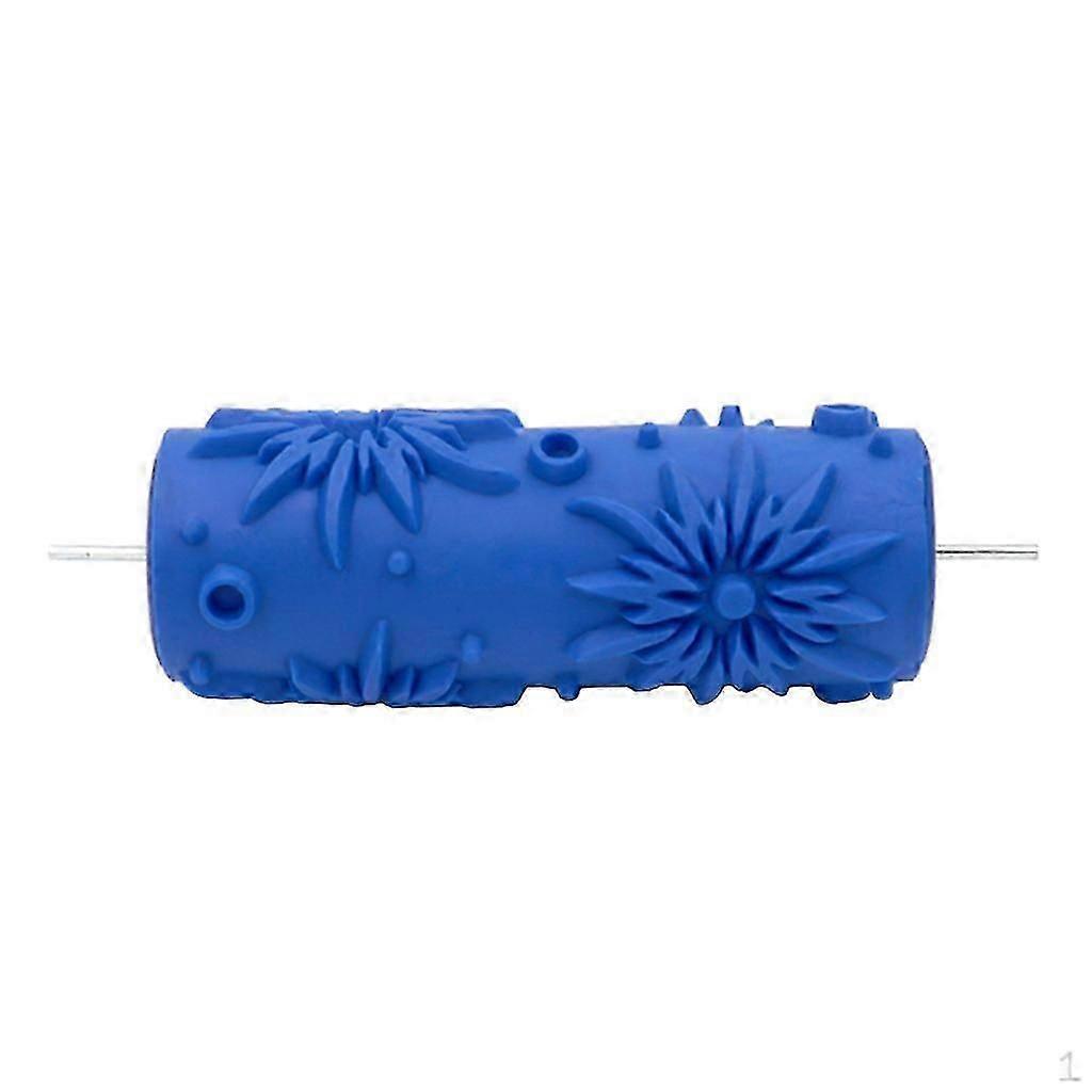 rubber pattern roller 5 inch wall painting tool