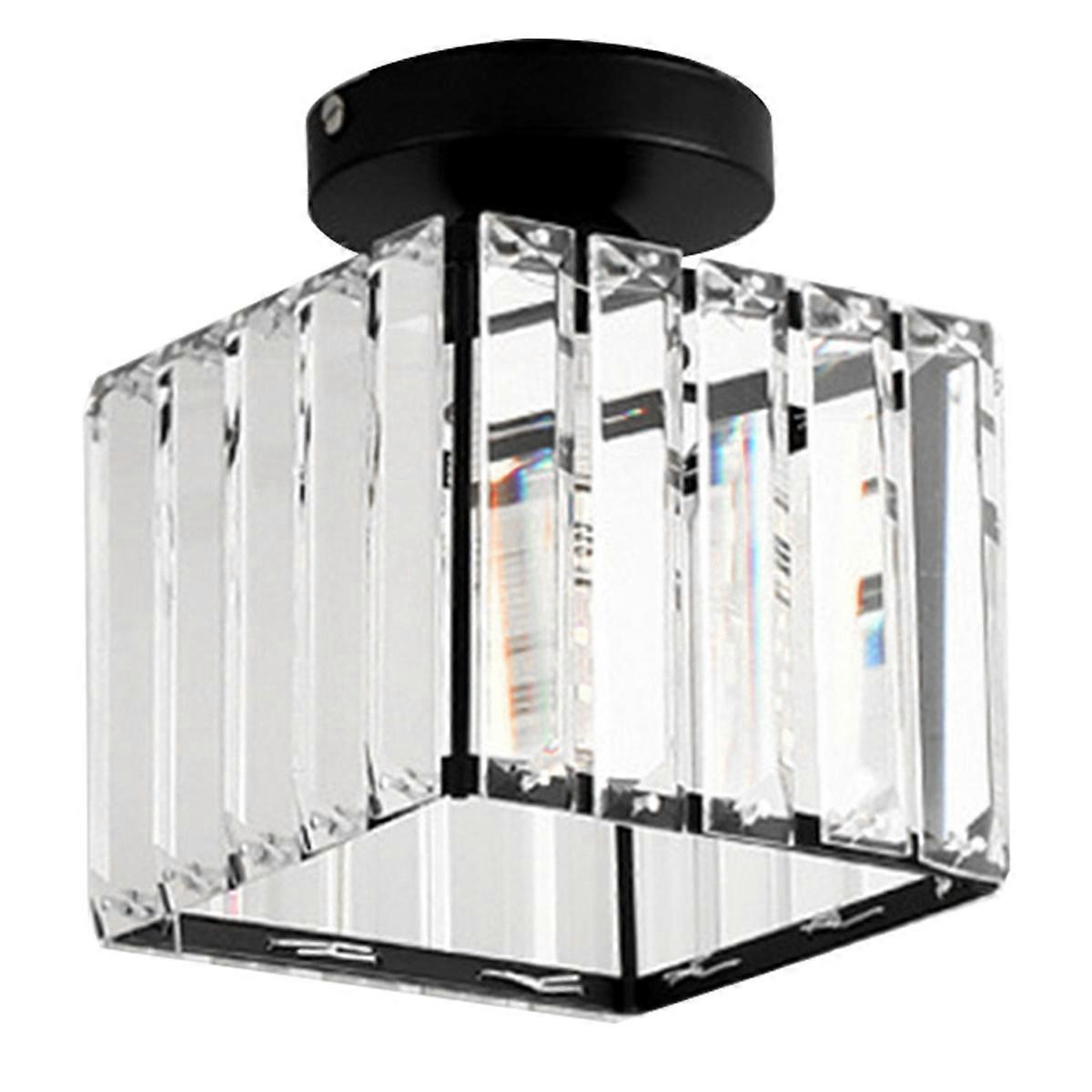 Aisle Ceiling Lights Simple Small Ceiling Lights Modern-Style Black,B