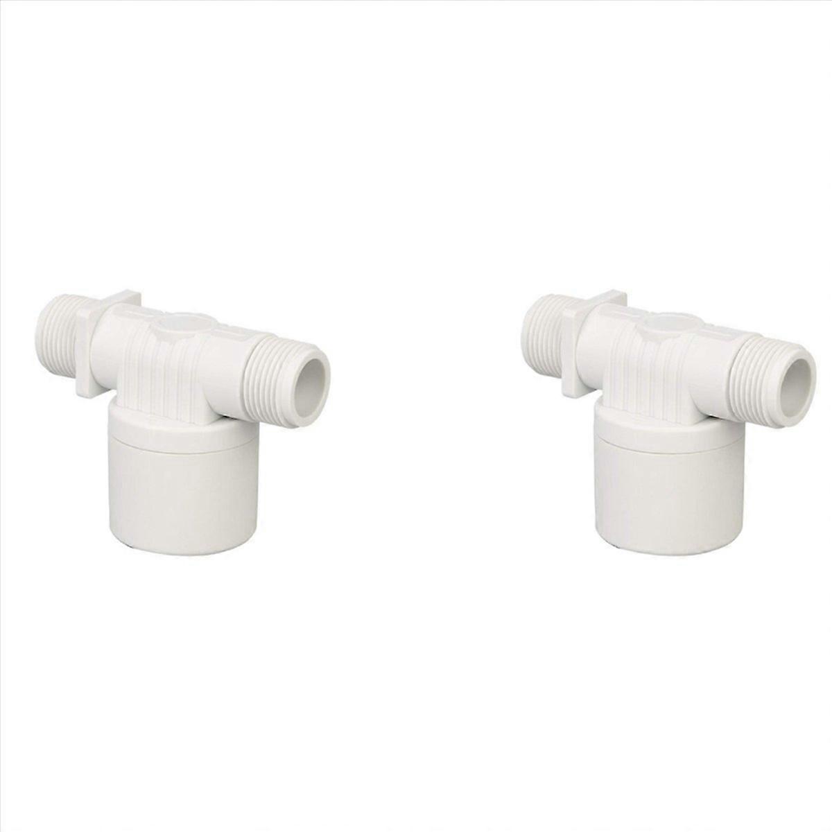 2X Floating Ball Valve Built-in Embedded Float Valve Water Level Control Valve for Solar Water Tank 