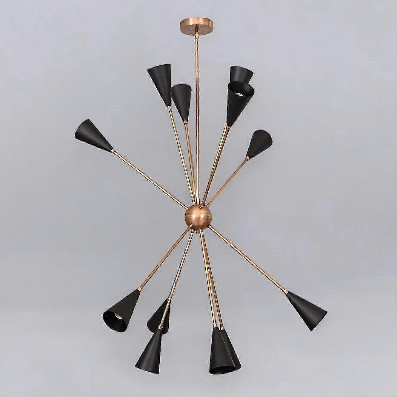 1950'S Spore Chandelier – Italian Mid-century Star-burst Design