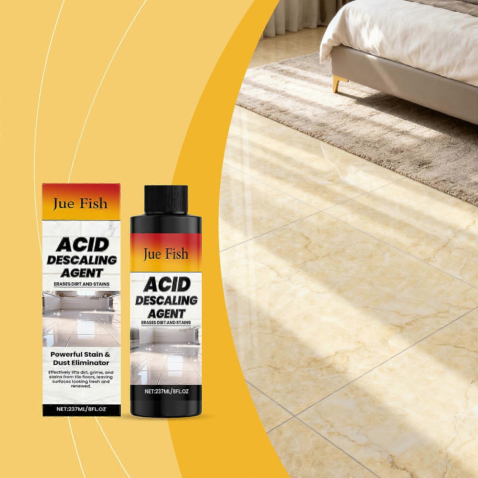 Jue Fish The Mild Formula Of Tile Cleaner Protects The Surface Gaps Of Floor Tiles, Keeping Them Clean And Bright. It Is A Good Care For Home Floors